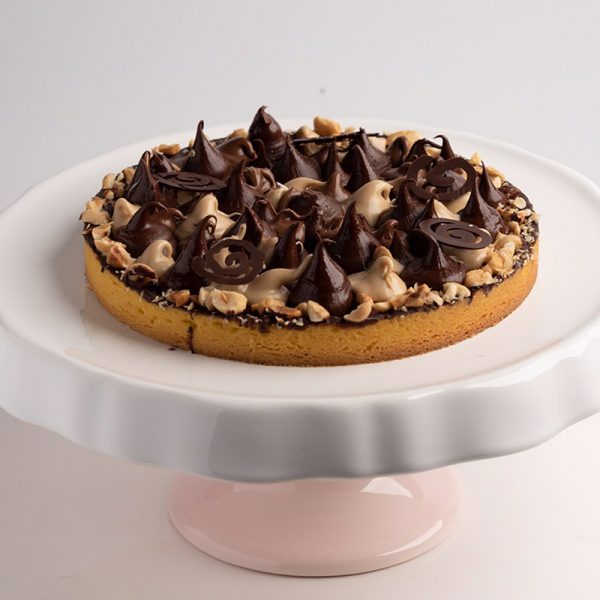 Tarte Chocolate e Avelã- O Gato Comeu-Te A Língua